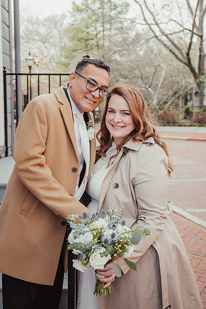 Intimate Courthouse Wedding